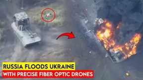 Kursk Border Conflict: Russian Drones Obliterate Ukrainian Armored Vehicles!