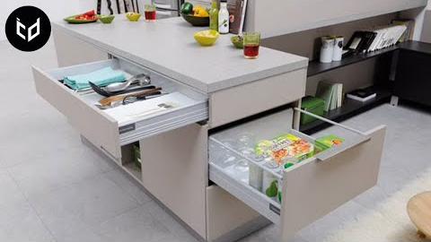 Fantastic Kitchen Design and Storage Ideas with Space Saving Smart Furniture