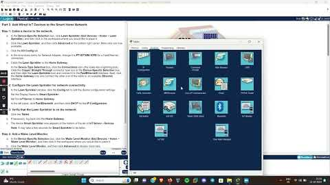 1.1.3 Packet Tracer - Add IoT Devices in PT