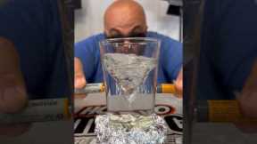 Water + Battery = Vortex 😱 #science #magic