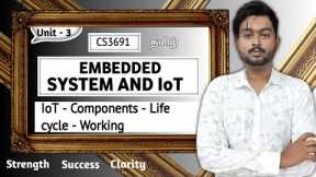 IoT in Tamil | Components | Life cycle | Working | Embedded Systems and IoT in Tamil CS3691 in Tamil