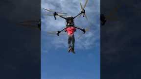 Giant Agriculture Drone Lifting a Man!😱