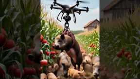 Farmer Uses Drone to Capture Wild Boar Entering His Field!
