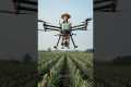 Smart drone managing a pineapple farm 