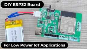 Build Your Own ESP32 Board for Compact Low-Power IoT Devices