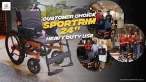 Customer Choice: Sportrim 24 Heavy Duty Electric Wheelchair | Fresco Bike
