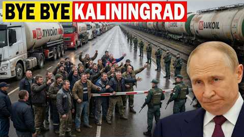 Moscow's Kaliningrad Railway Is Gone—Hundreds Trains Stuck as Baltics SHUT DOWN Border Crossings