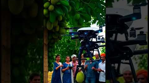 #Amazing Drone Technology Harvesting Jackfruit | Smart Farming in India#2025 #farming #automobile