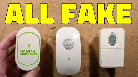 Inside three fake power saver plugs 2025