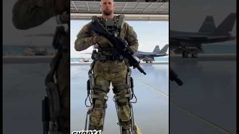 The Pentagon’s NEXT-GEN Military Exosuit Debuts at Washington Defense Fair #ai #usarmy