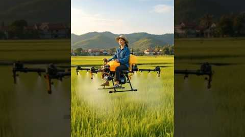 Modern Farming with Drone Technology | Smart Agriculture in Action