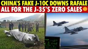 China’s Fake J-10C Downs French Rafale—Caught Red-Handed! Just to Push the J-35 with Zero Sales