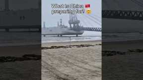 Chinese military exercise with Invasion Barges 🤯 #engineer #technology #military #viral