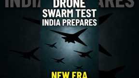 India’s New Drone Swarm Test Could Change Battlefield Rules! #shorts #defencenews