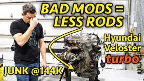 PUSHED THE LIMIT! Hyundai Veloster 1.6L Turbo Gamma DESTROYED By Modifying A Neglected Engine