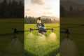 Futuristic Farming Drone Spray in