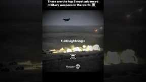Top 5 Most Advanced Military Weapons in the World ⚔️🚀 | #shorts