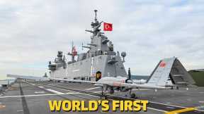 Turkey Makes History: Bayraktar TB-3 Becomes World’s First Ship-Based UAV | TCG Anadolu