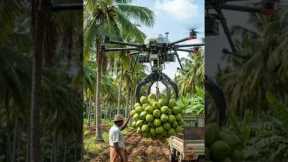 Drone Technology Revolutionizing Coconut Harvesting 🌴🚁