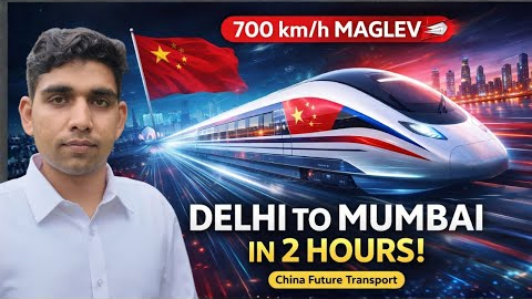 China Maglev  train 700 kms/hr