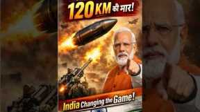 India’s Artillery Just Hit 120 KM! 🔥 Ramjet Shells Change War Forever 🇮🇳 #shorts