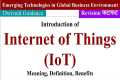 IoT, Internet of Things, IOT Benefits,