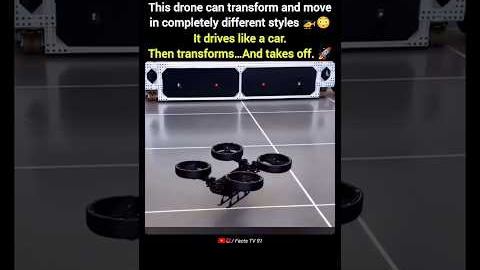 This Drone Transforms From Car to Flying Machine 🚁