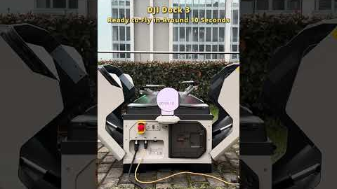 From platform to sky in 10 seconds  ⏲️ Matrice 4D drone deployment via DJI Dock 3