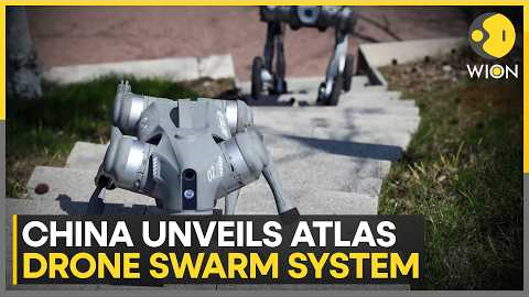 China Unveils Atlas Drone Swarm System | Next-Gen Military Technology | WION