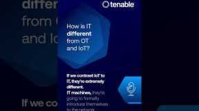 What's the difference between IoT and IT?