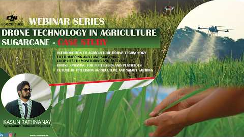 Drone Technology in Agriculture | Sugarcane Case Study |  Webinar 🌱