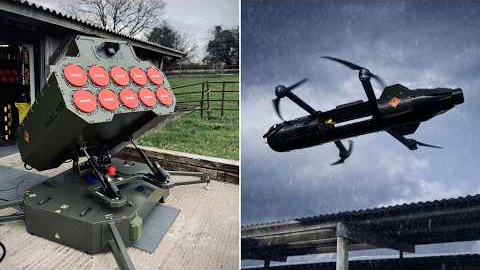 Drone Swarm Launcher?! HAL10 ⚡ #military #drone #wartech #defense #technology