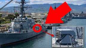 U.S. Destroyer Spotted With a Mystery Weapon, Strange Ukraine Drones