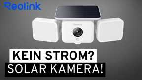 Solar Kamera + Flutlicht ohne Strom: Reolink Floodlight Cam im Test!