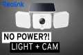 Solar Security Light + Camera — No