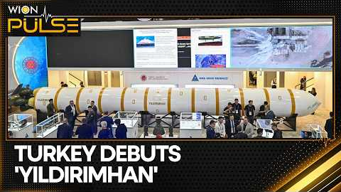 Turkey Unveils ‘Yildirimhan’: First-Ever Breakthrough Defence Tech Shines at SAHA 2026 | WION