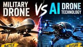 Military Drone vs AI Drone Technology | Future War Begins| ai @mindcrafterty