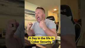 A Day in the Life of Cyber Security | SOC Analyst | Penetration Tester | Cyber Security Training